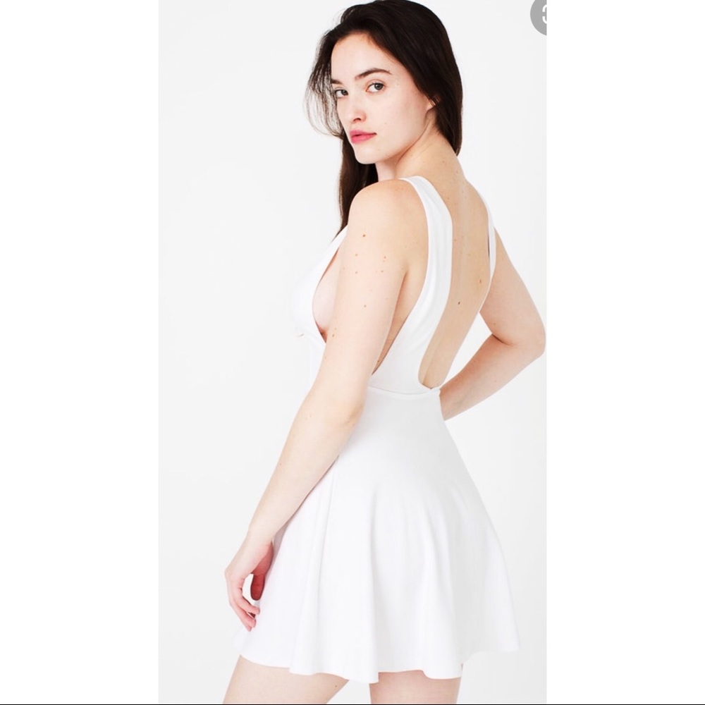 AA WHITW PONTE BACKLESS DRESS